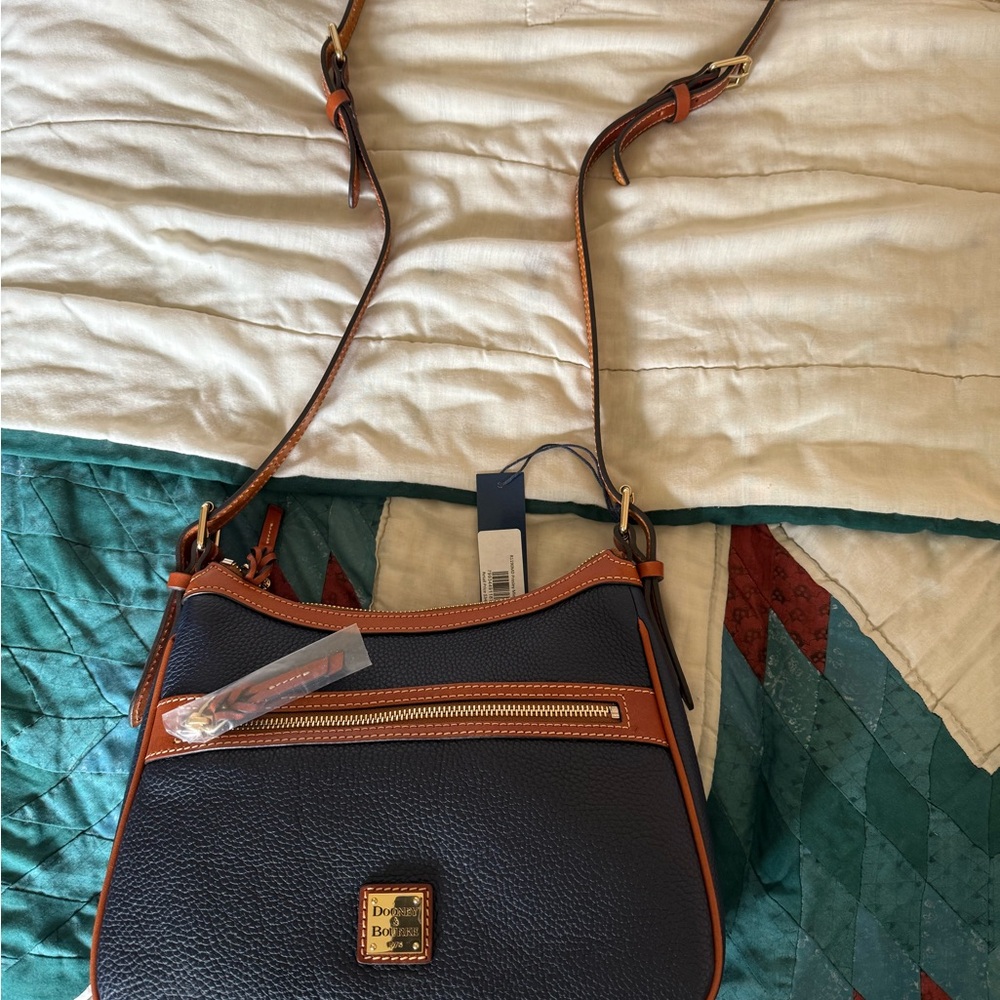 Dooney & Bourke Classic Presley Midnight Blue Crossbody Bag